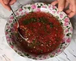 Острая корейская закуска из свежих помидор