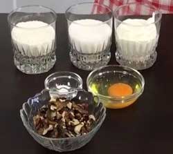 Продукты для второго коржа.